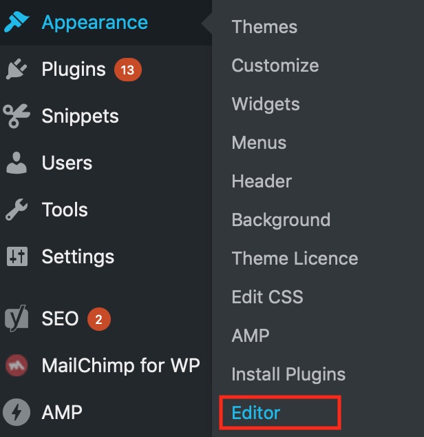 Editor Option In WordPress