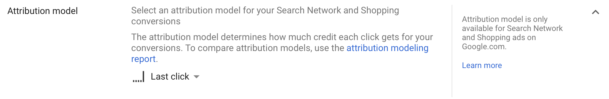 Last Click Attribution Model In Google Ads