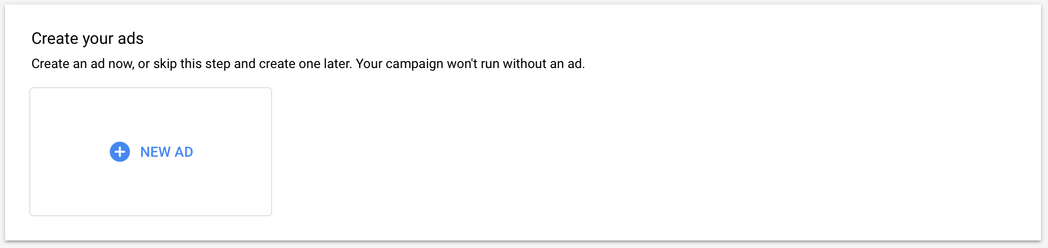 Google Display Ads Creating