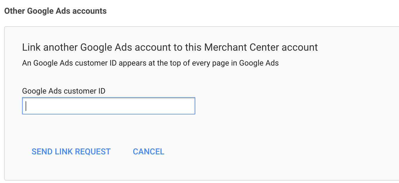 Link Google Ads to Merchant Center