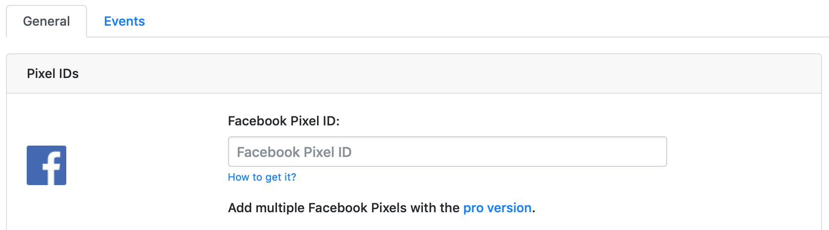 Facebook Pixel ID for WordPress