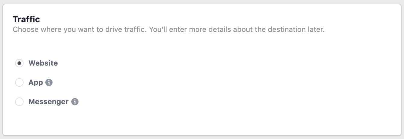 Website Traffic in Facebook