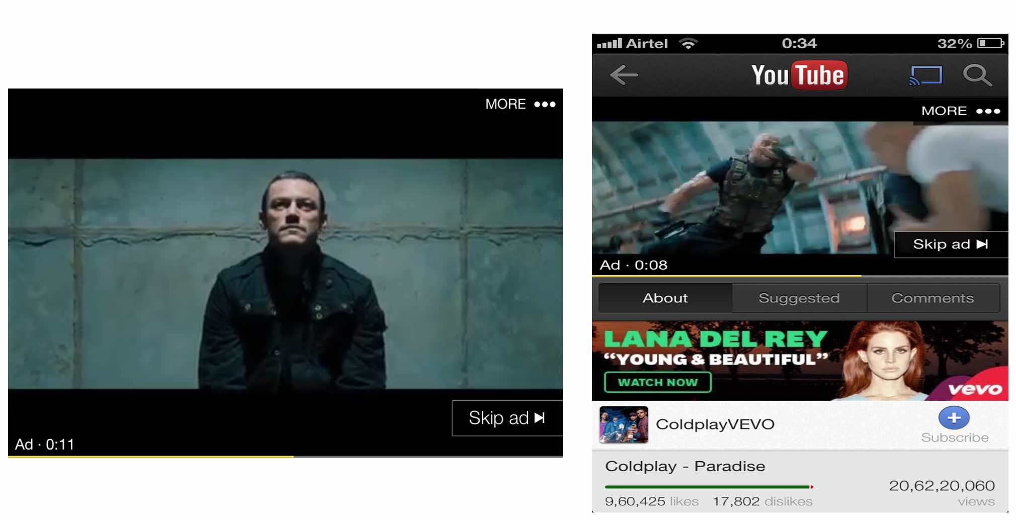 Fast & Furious Youtube Ads