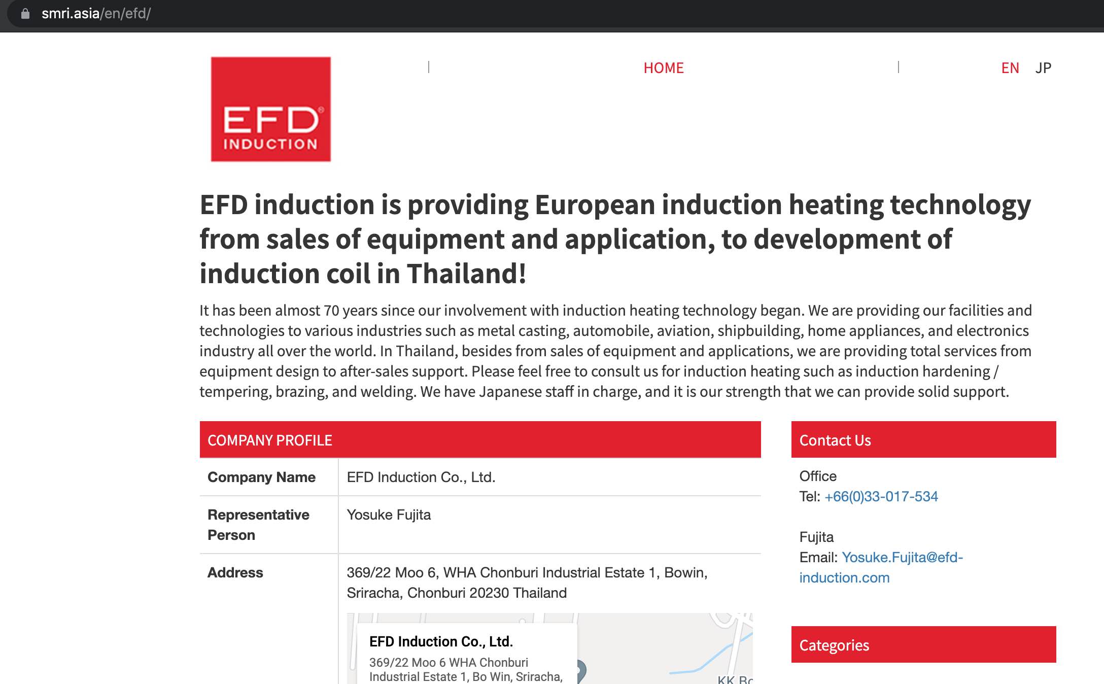 EFD Induction Heating Equipment Company