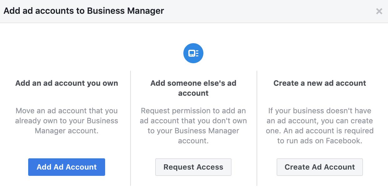 Ad Account in Business Manager
