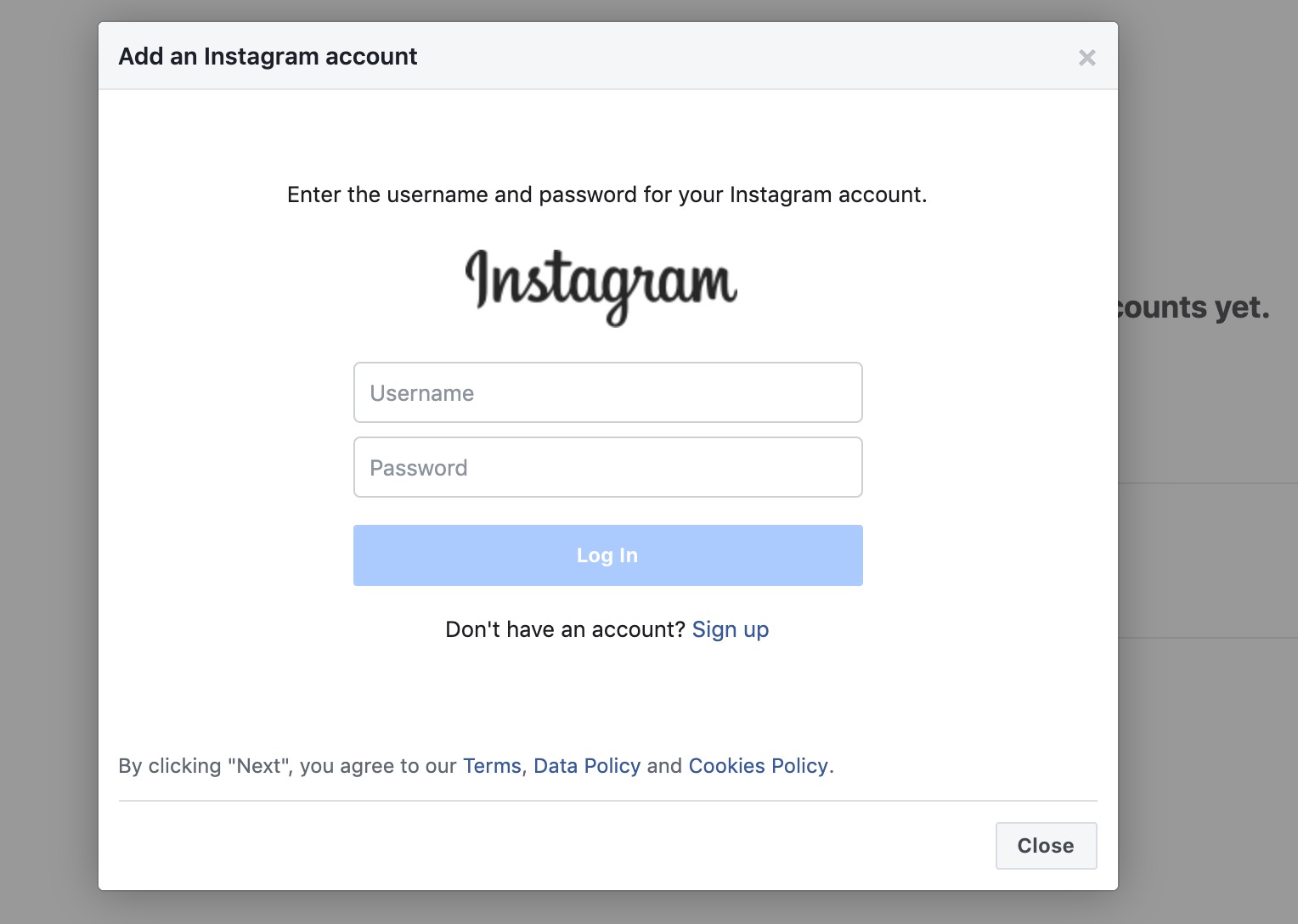 Connect Instagram to Facebook Manager