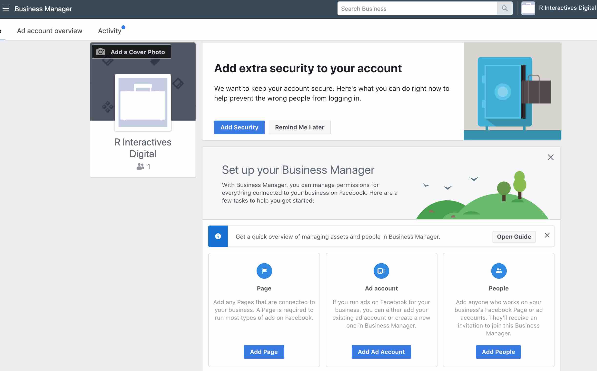 How To Create Business Manager Account