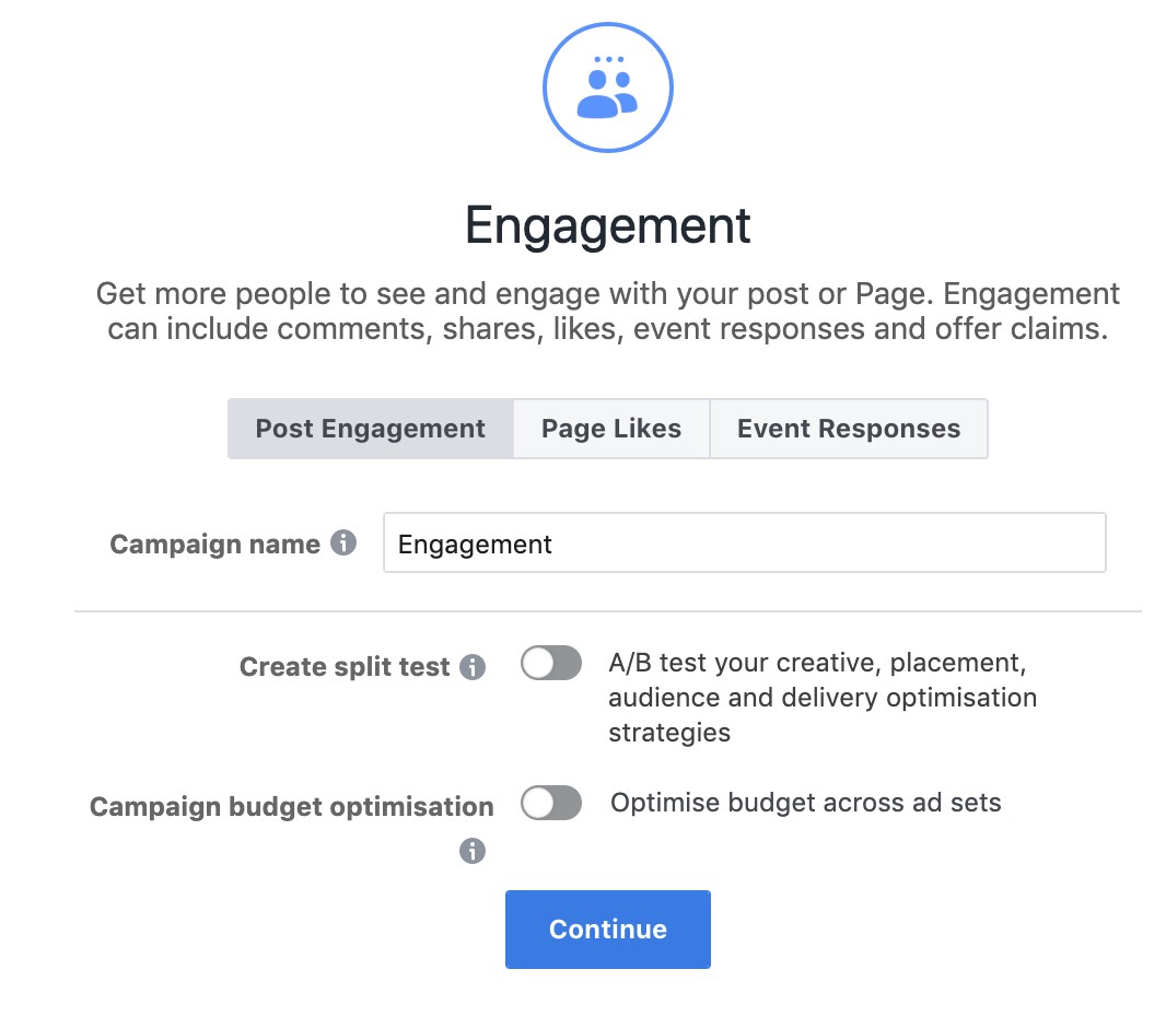 Facebook Engagement Ads