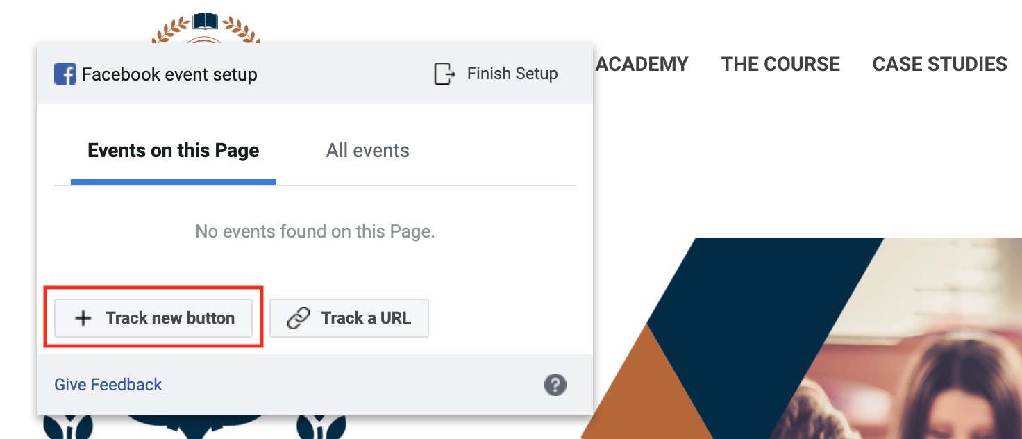 Event Tracking in Facebook Ads