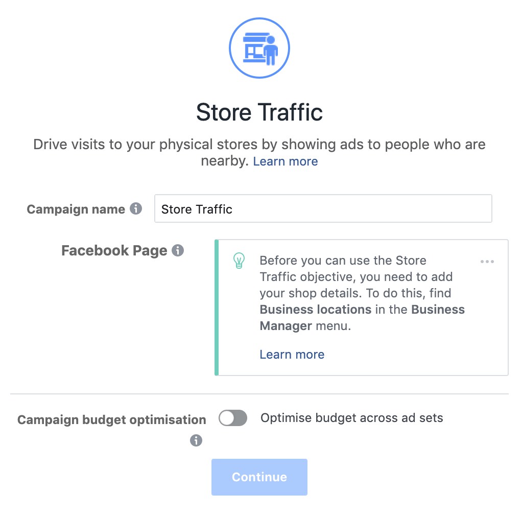 Facebook Store Traffic Ads 
