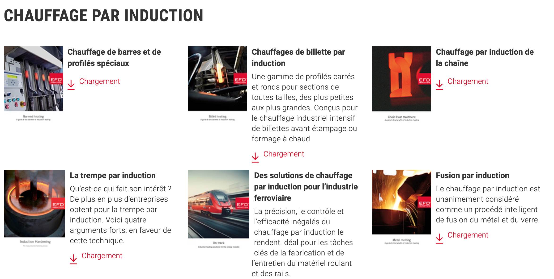 EFD Induction France Download Resources