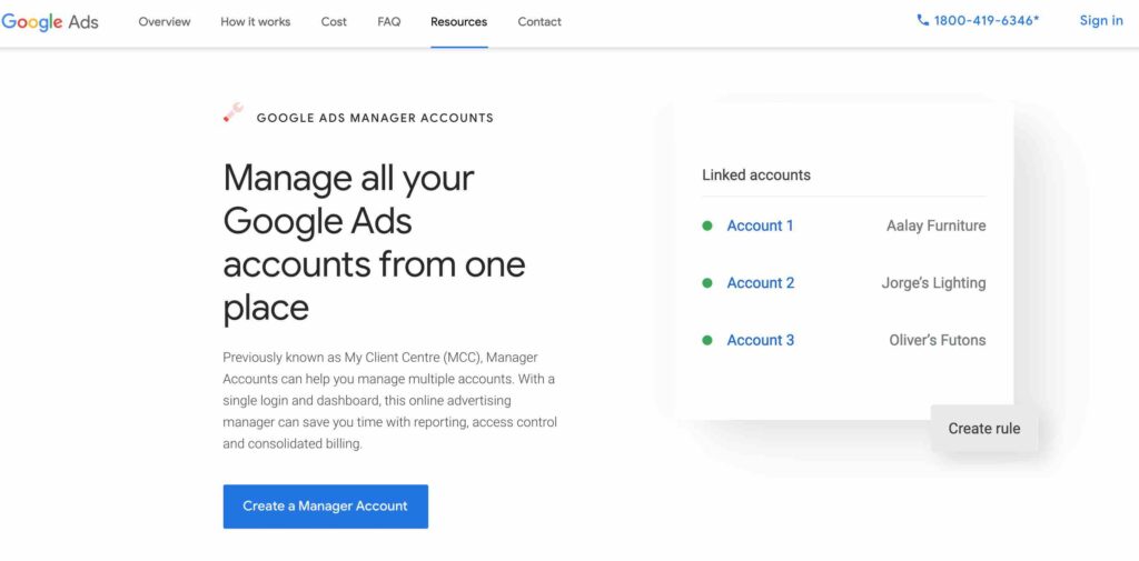 How To Create Google Ads MCC