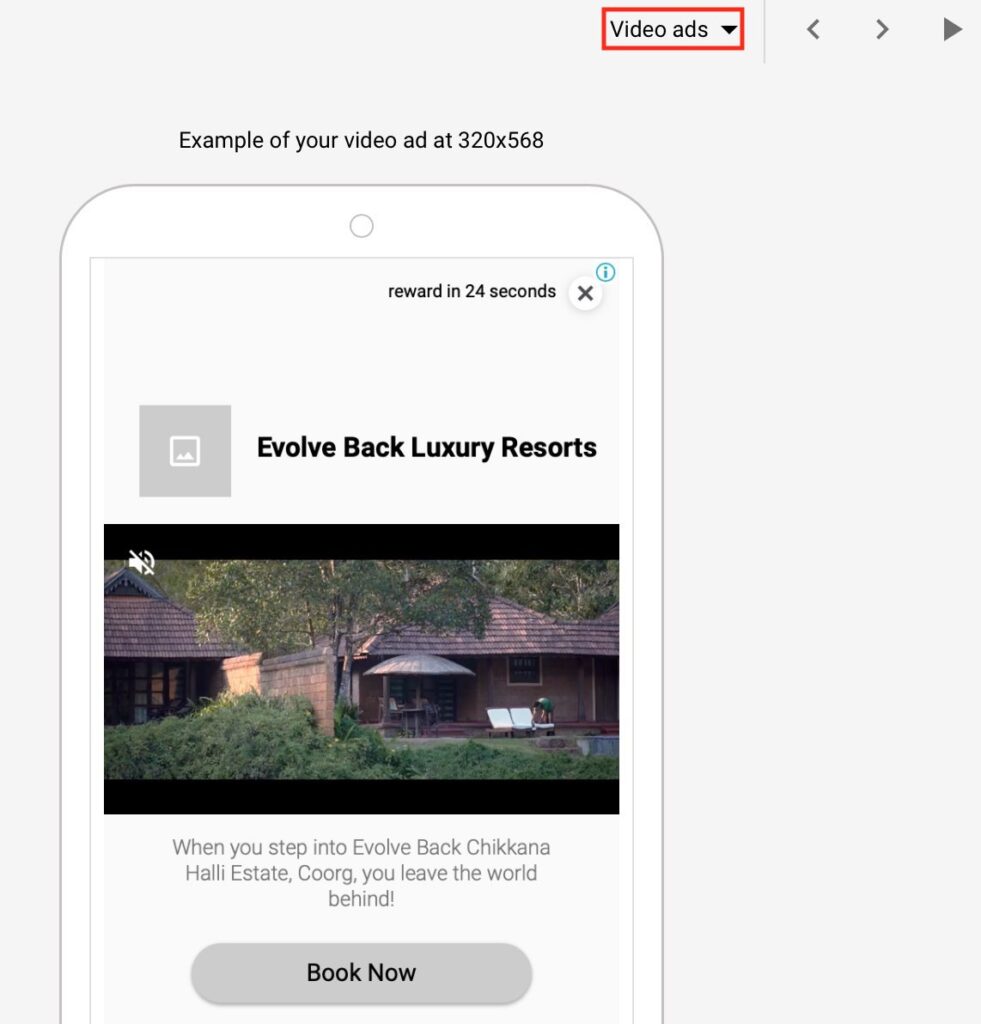 Responsive Video Ad Preview